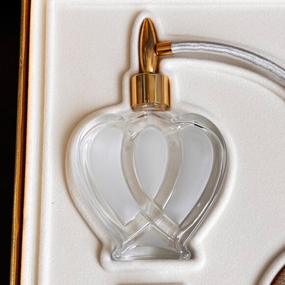 Estee Lauder Refillable Heart's Desire Perfume Spray Bottle Atomizer Funnel New - Picture 2 of 8